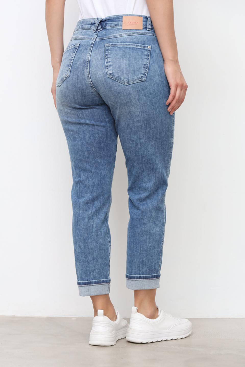 Джинсы Angels укороченные голубые