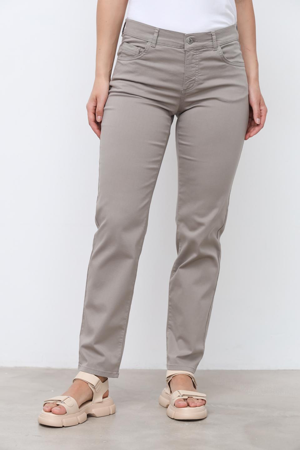 Брюки Angels прямого кроя бежевые