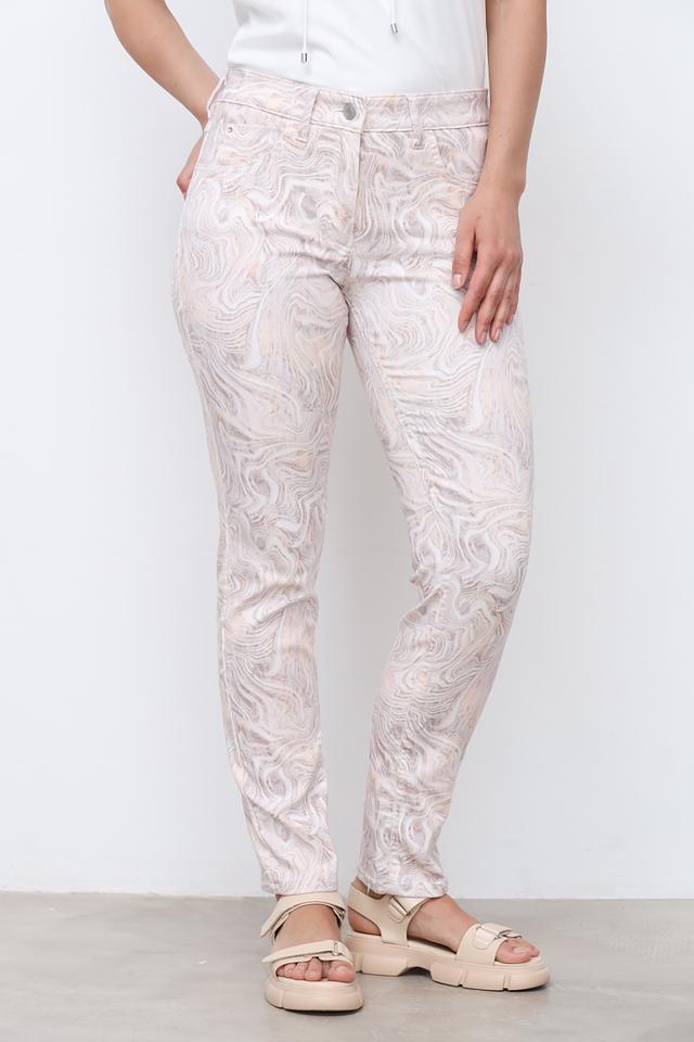 Брюки Zerres с мраморным принтом