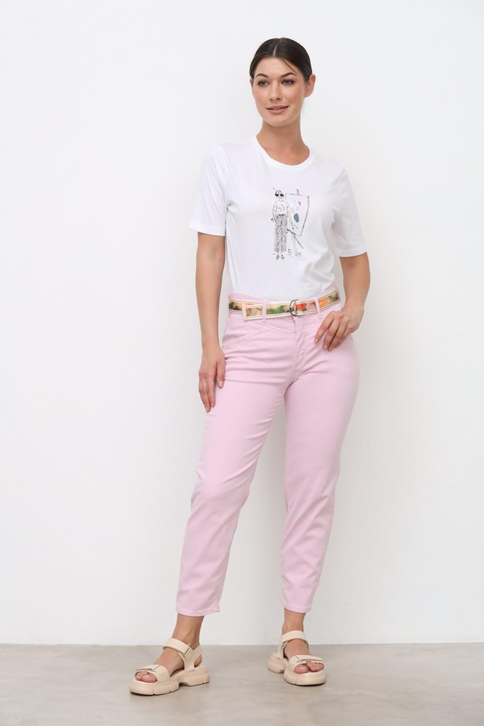 Джинсы Toni collection розовые
