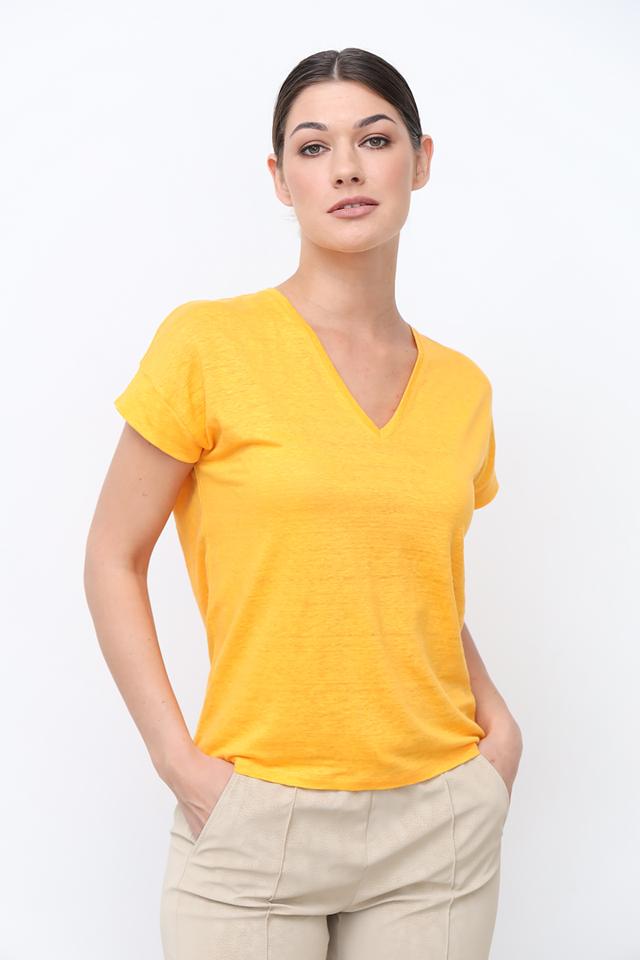 Футболка Cinque женская желтая