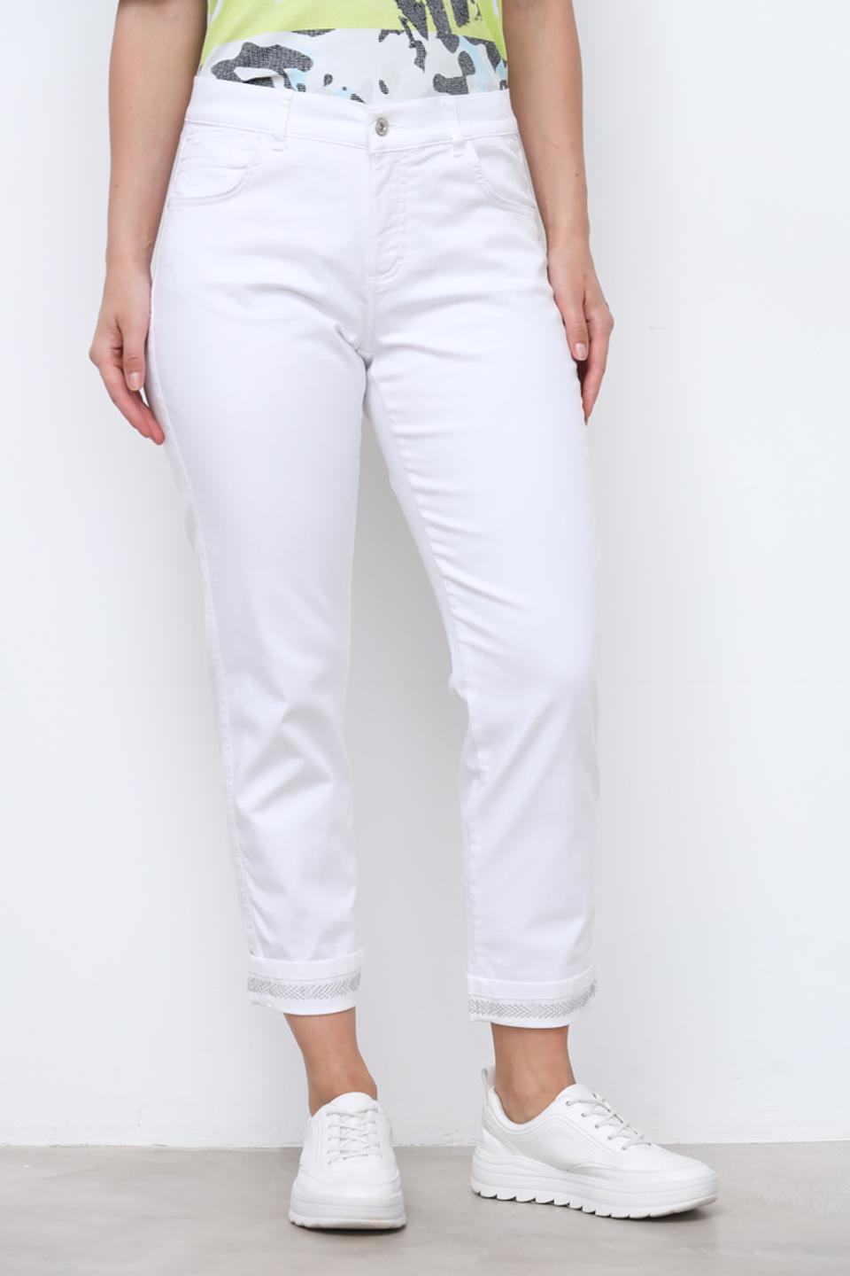 Джинсы Angels укороченные белые
