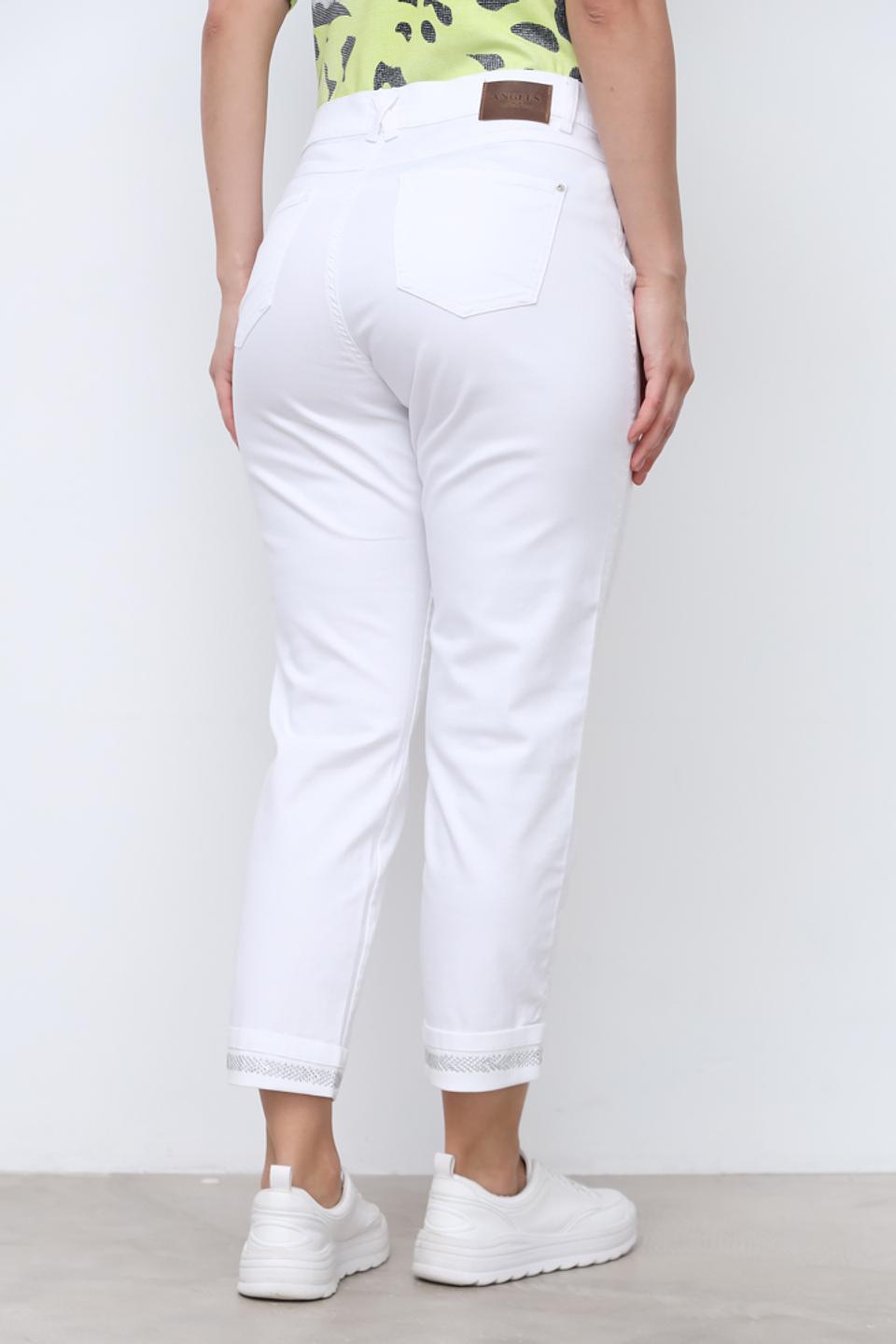 Джинсы Angels укороченные белые