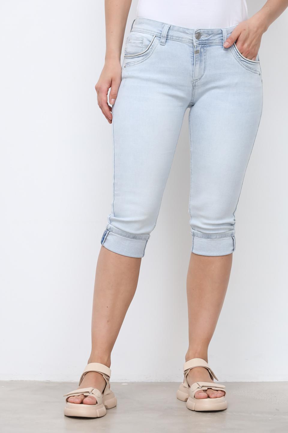 Бриджи Time Zone girl светло-голубые