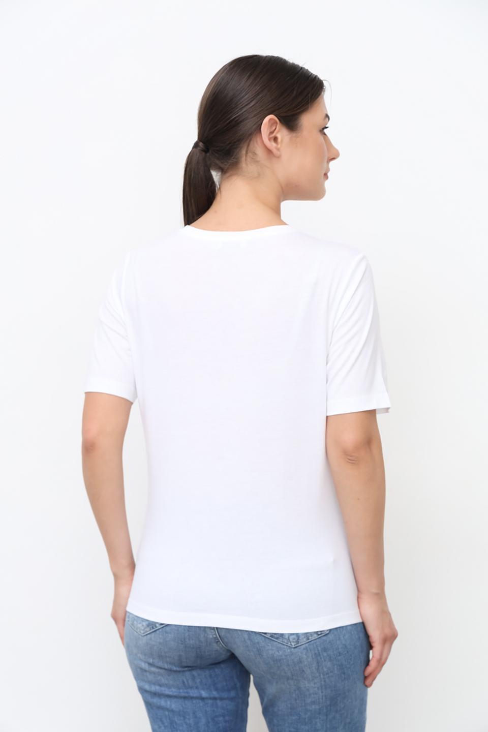 Футболка Maerz с принтом белая