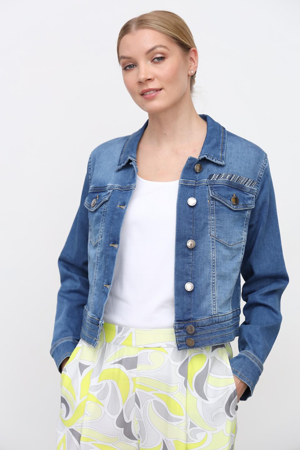 Жакет Tuzzi деним с вышивкой