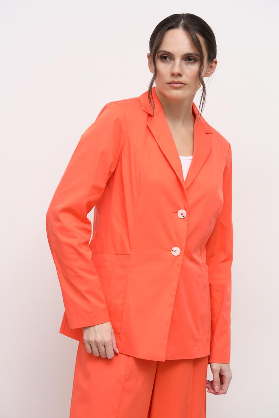 Жакет You Just White оранжевый