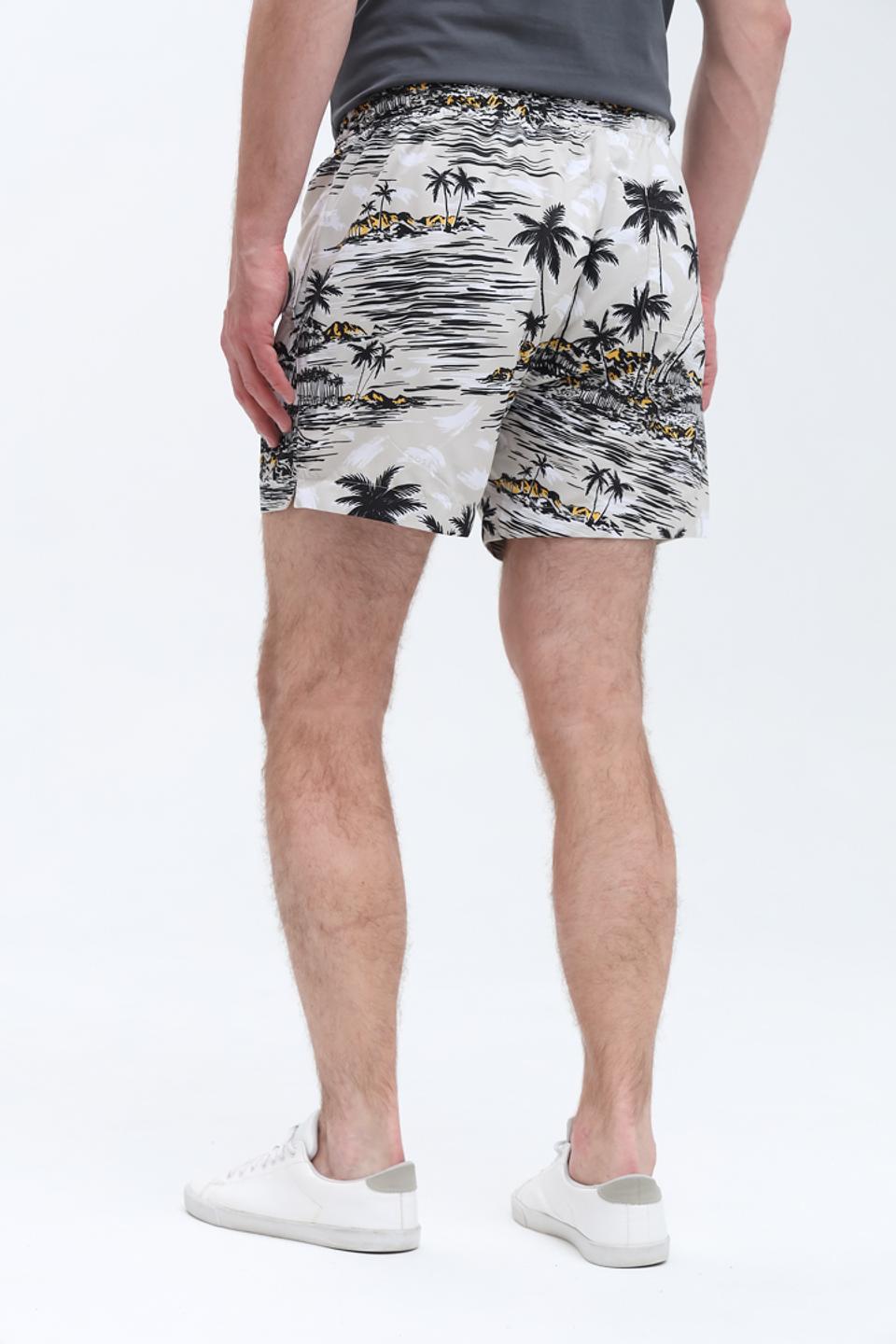Плавки Boss Black с тропическим принтом