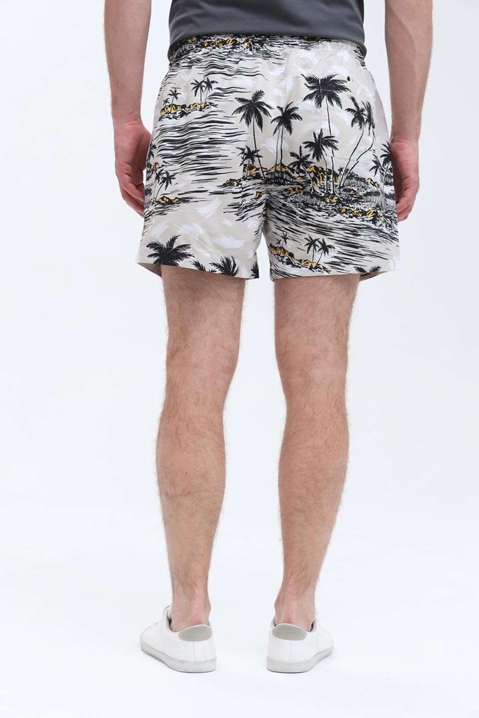 Плавки Boss Black с тропическим принтом