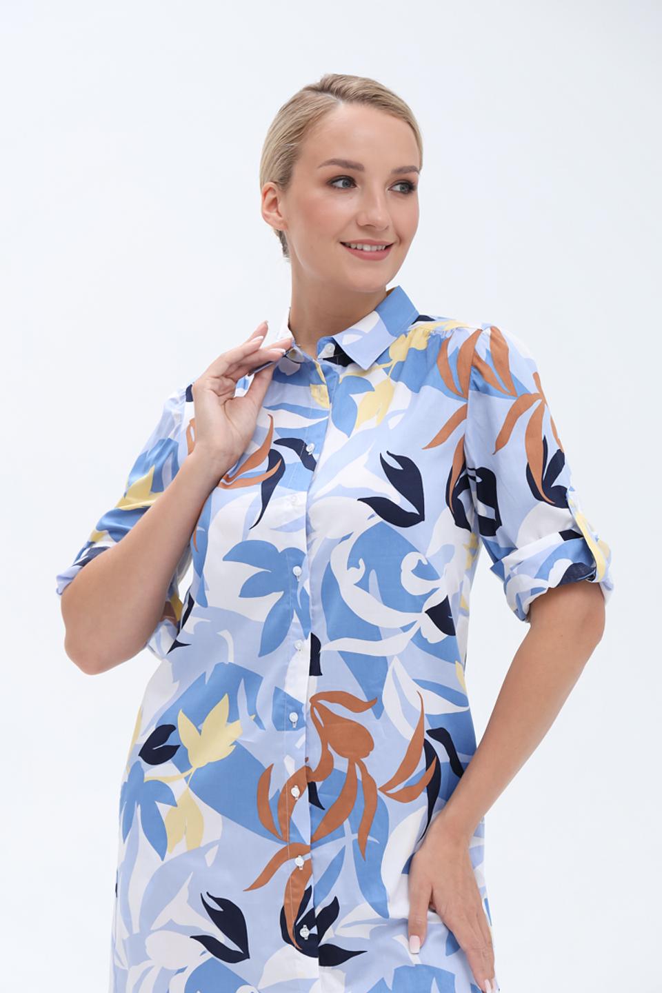 Платье Olsen с цветочным принтом