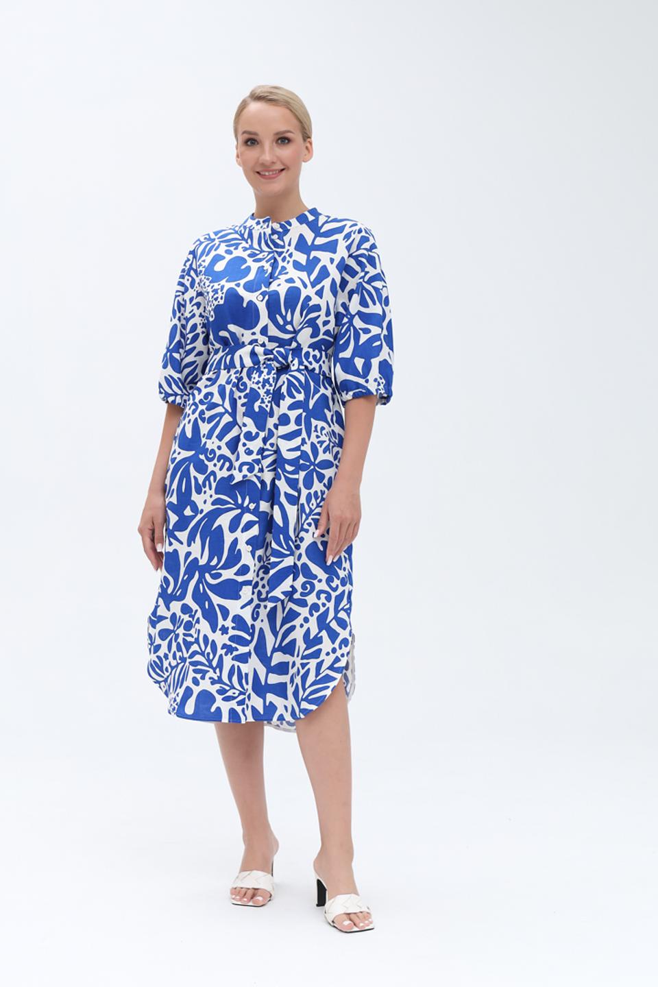 Платье Oui с цветочным принтом