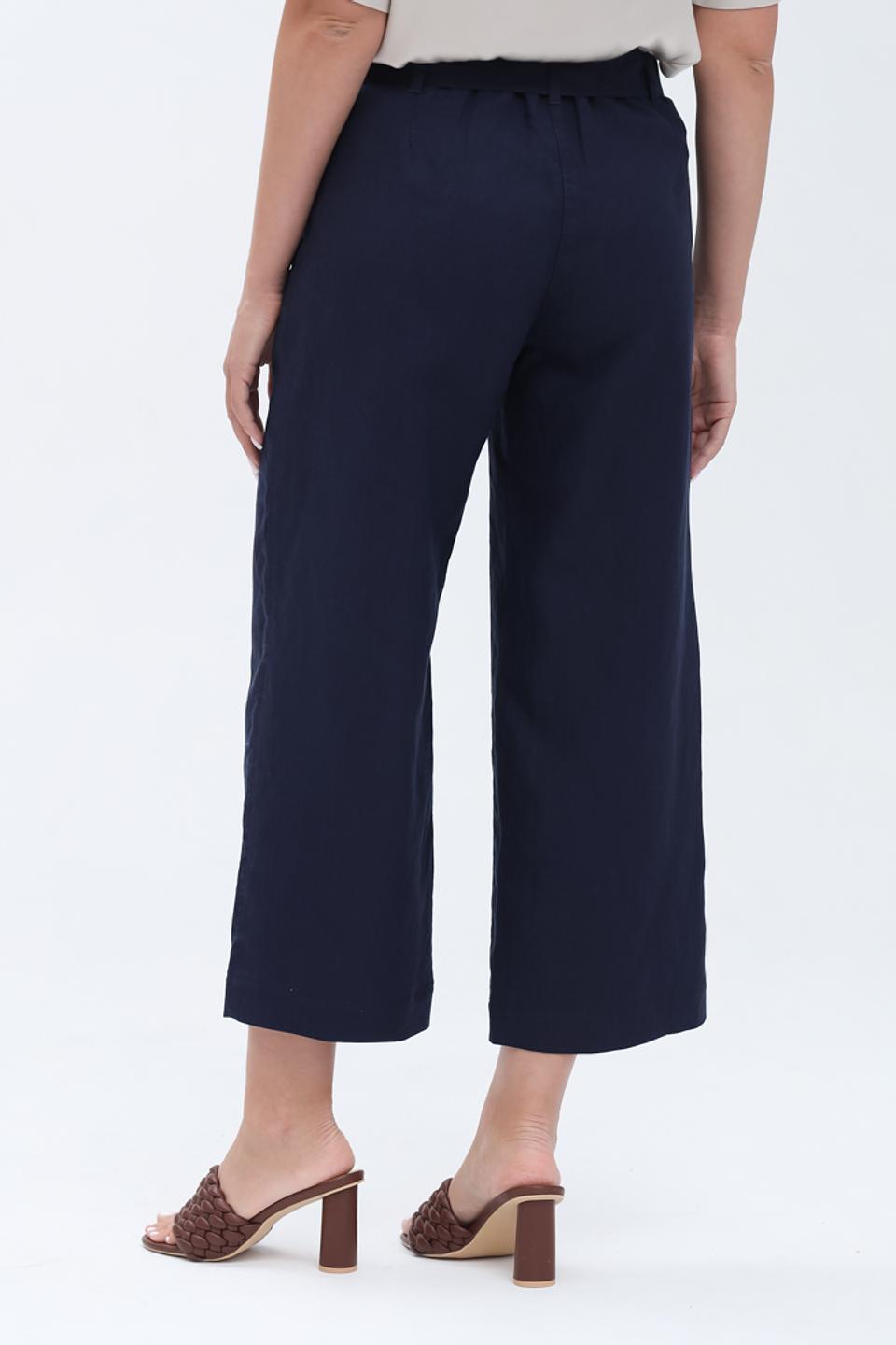 Капри Zerres с поясом темно-синие