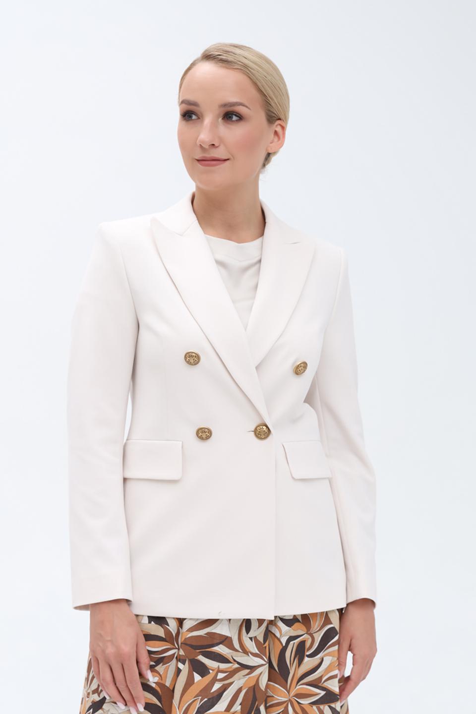 Жакет Luisa Cerano приталенный, бежевый