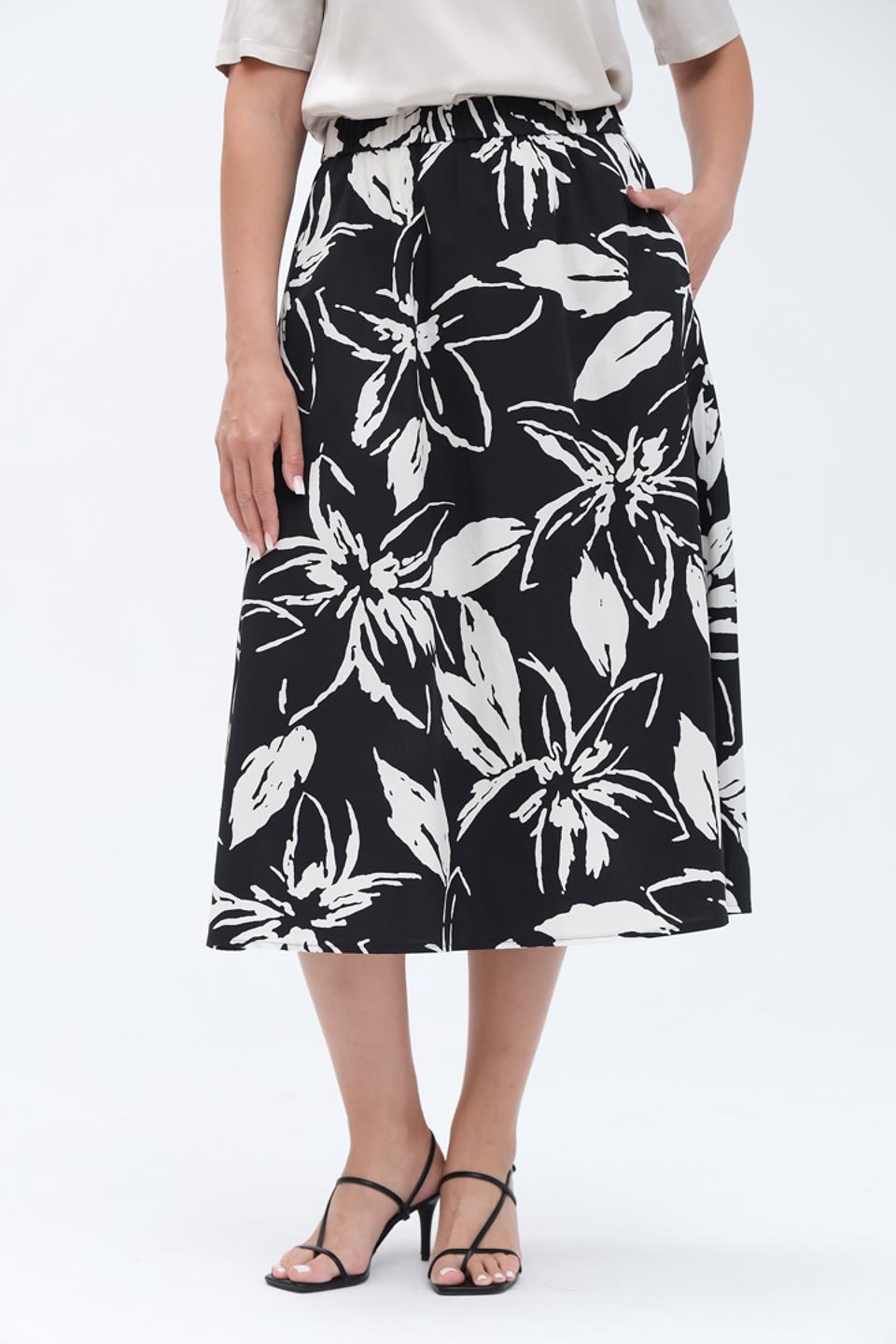 Юбка Luisa Cerano с цветочным принтом