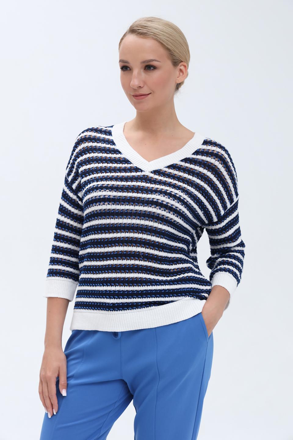 Пуловер Olsen в полоску