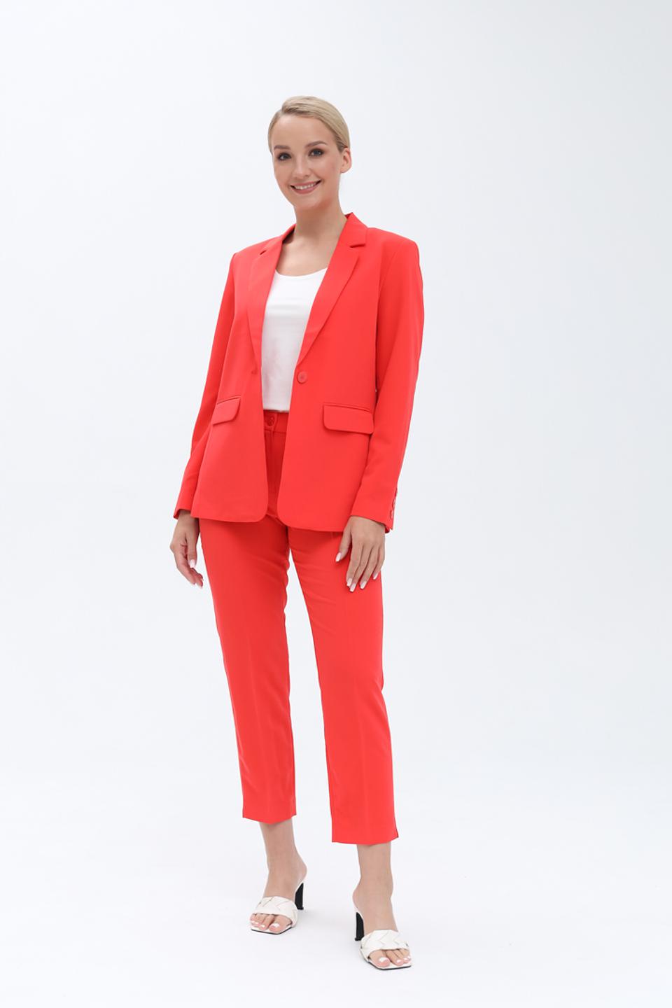 Брюки классические Olsen коралловые