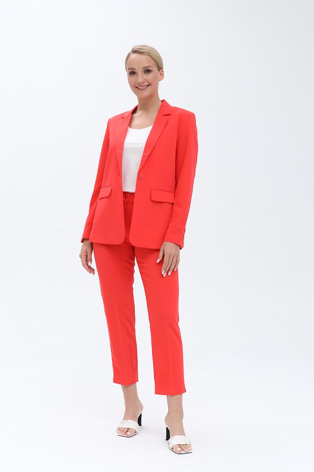 Брюки классические Olsen коралловые