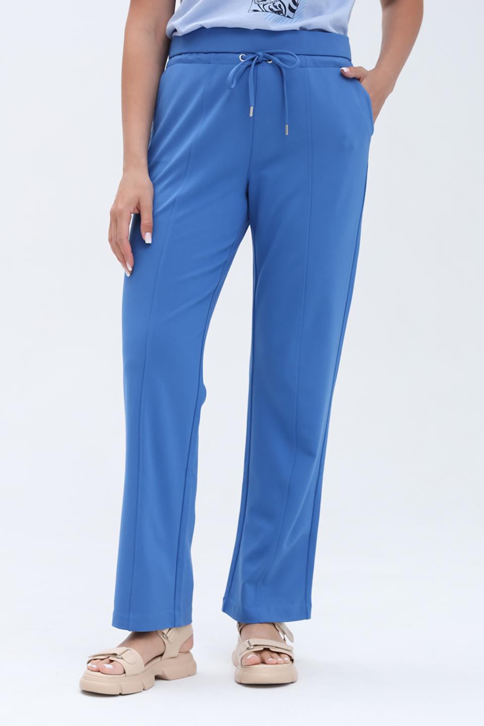 Брюки трикотажные Olsen голубые