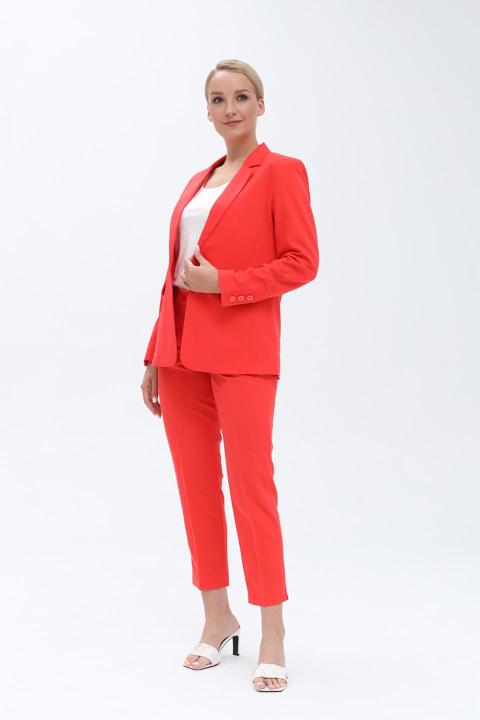 Жакет Olsen приталенный красный