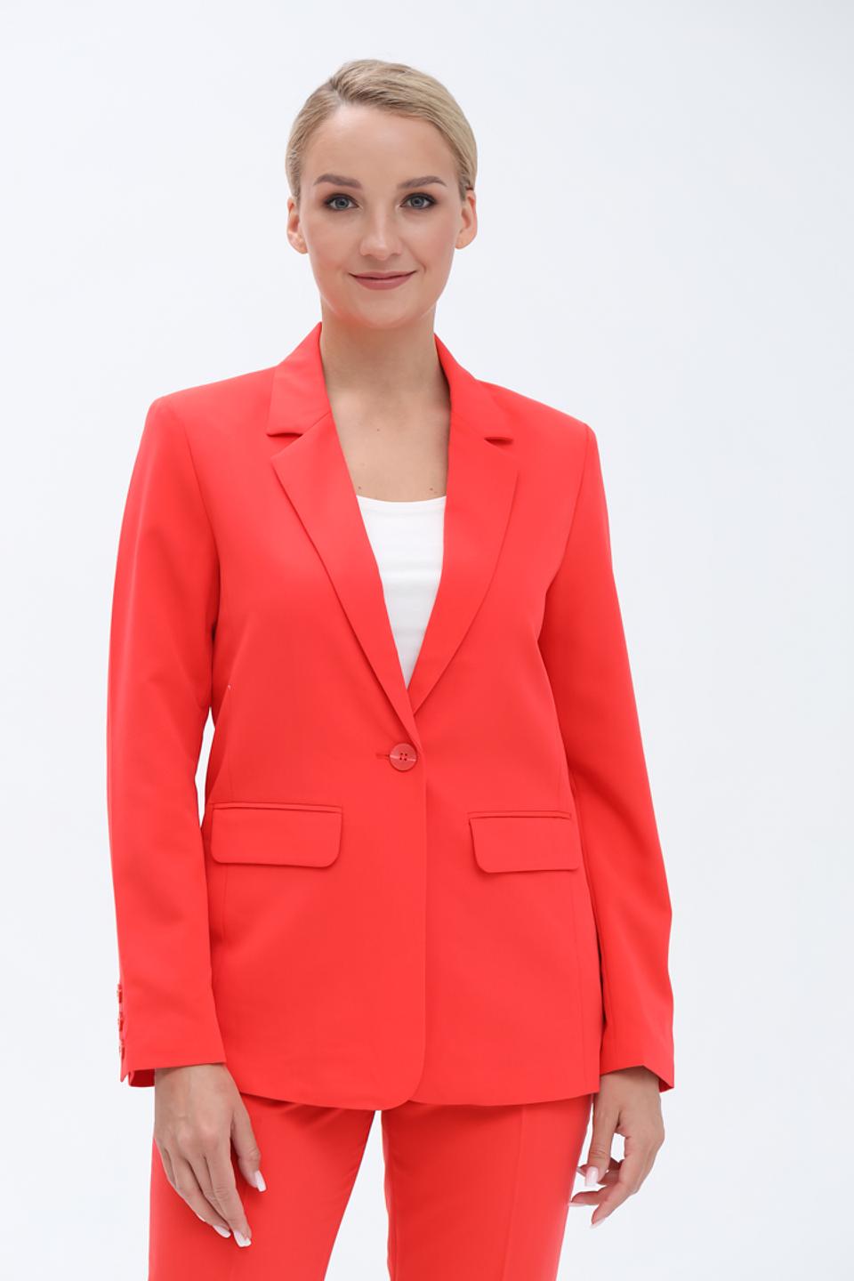 Жакет Olsen приталенный красный