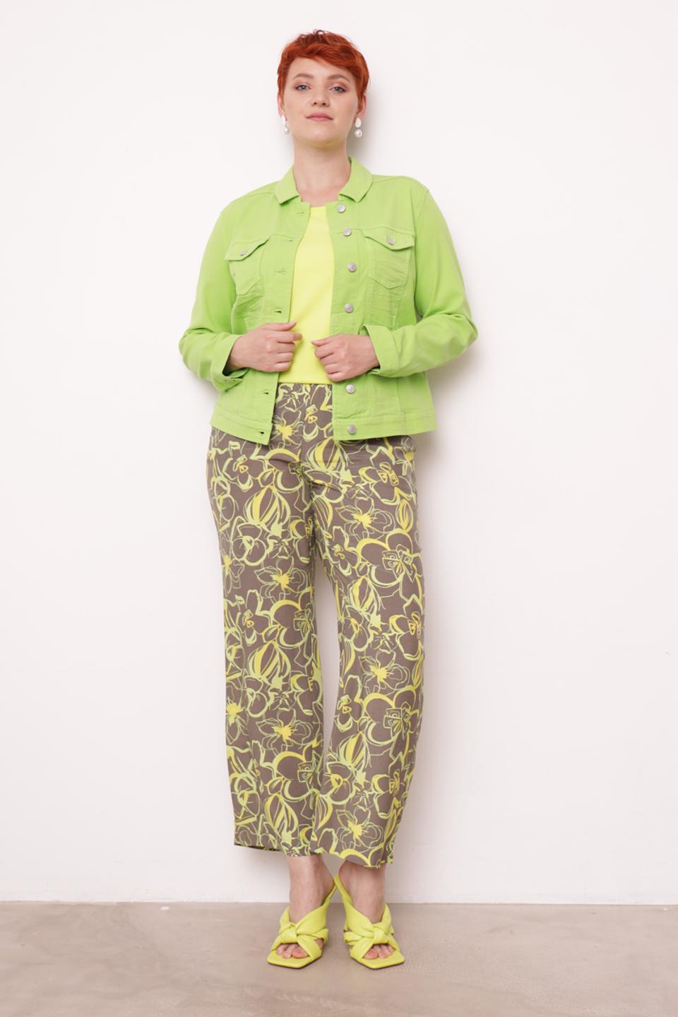 Топ Tuzzi лайм без рукавов