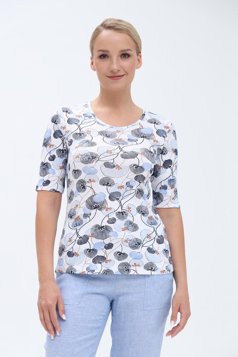 Футболка Olsen с цветочным принтом