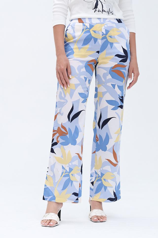 Брюки Olsen с цветочным принтом