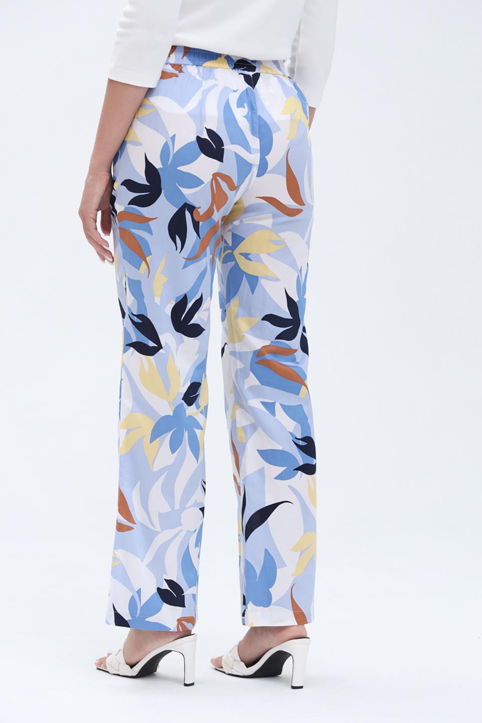 Брюки Olsen с цветочным принтом