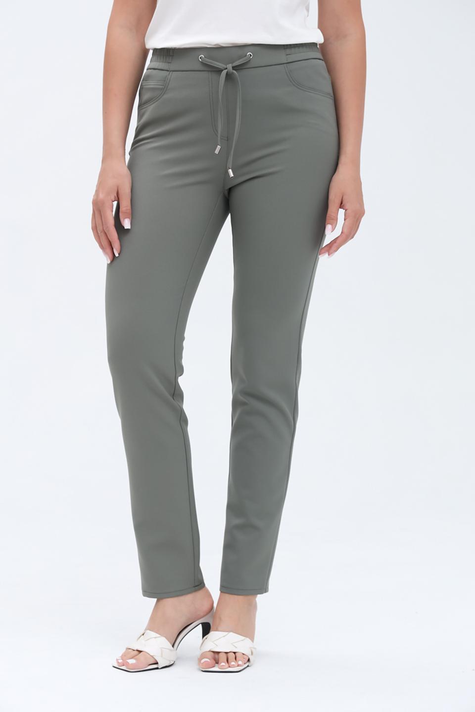 Брюки Frank Walder хаки с завязками