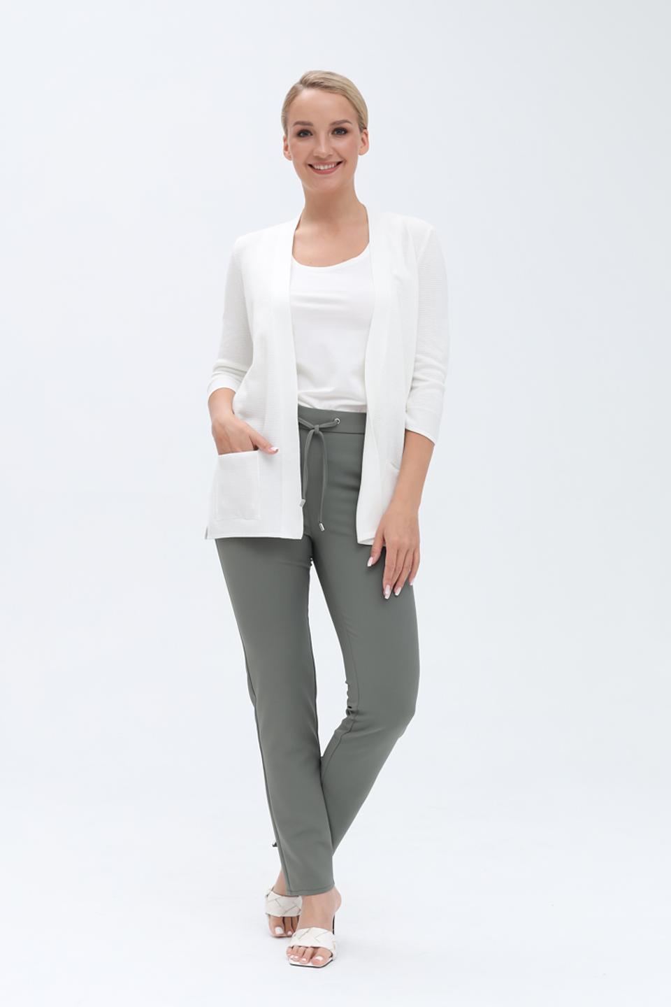 Брюки Frank Walder хаки с завязками