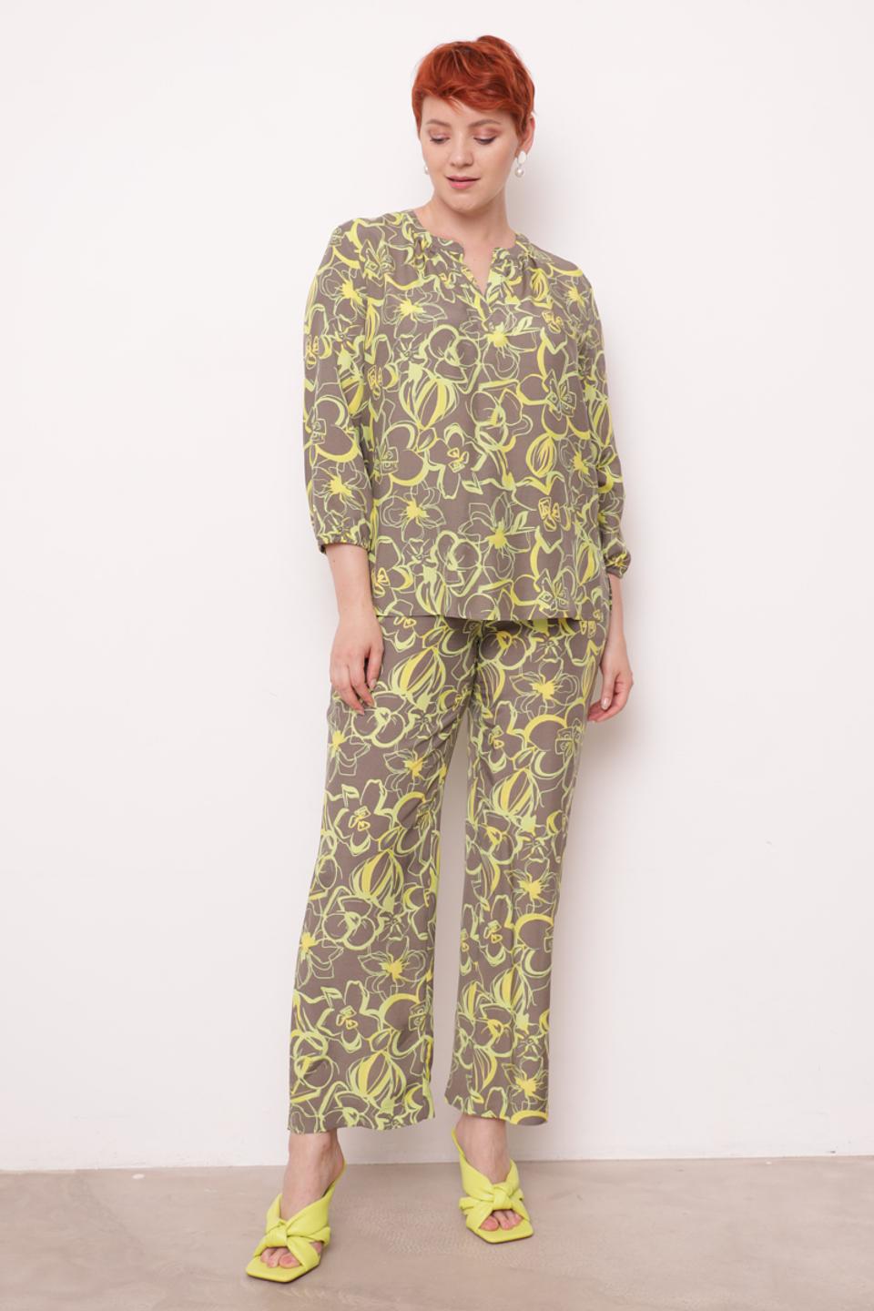 Блуза Thomas Rabe с цветочным принтом