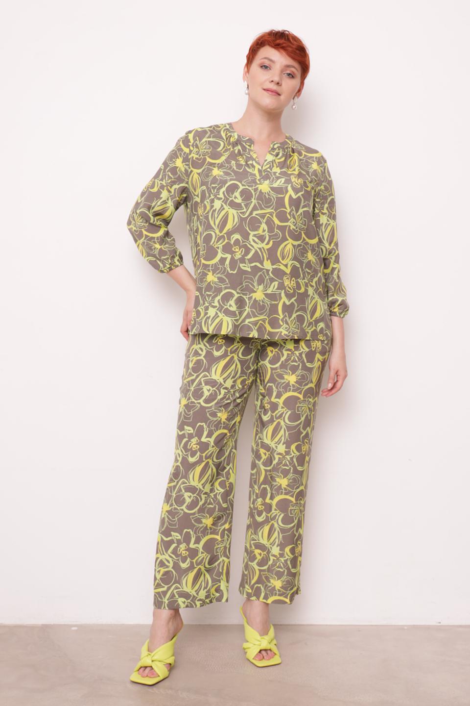 Брюки Thomas Rabe с цветочным принтом