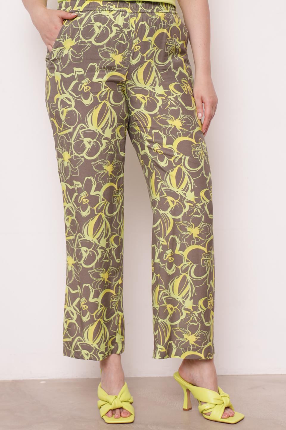 Брюки Thomas Rabe с цветочным принтом