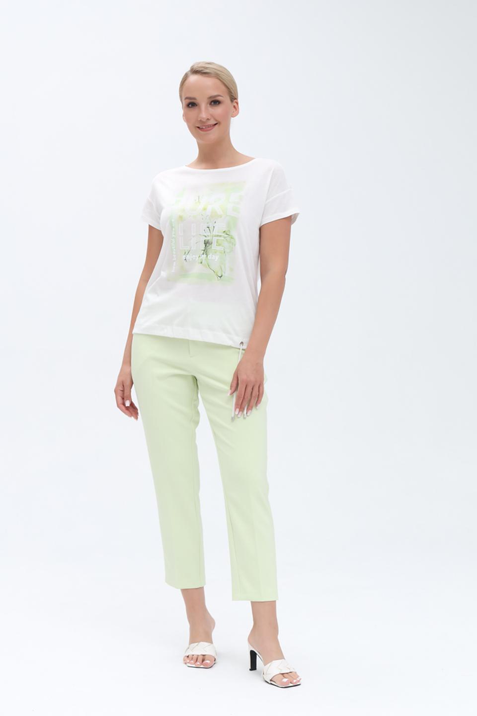 Футболка Monari с принтом белый