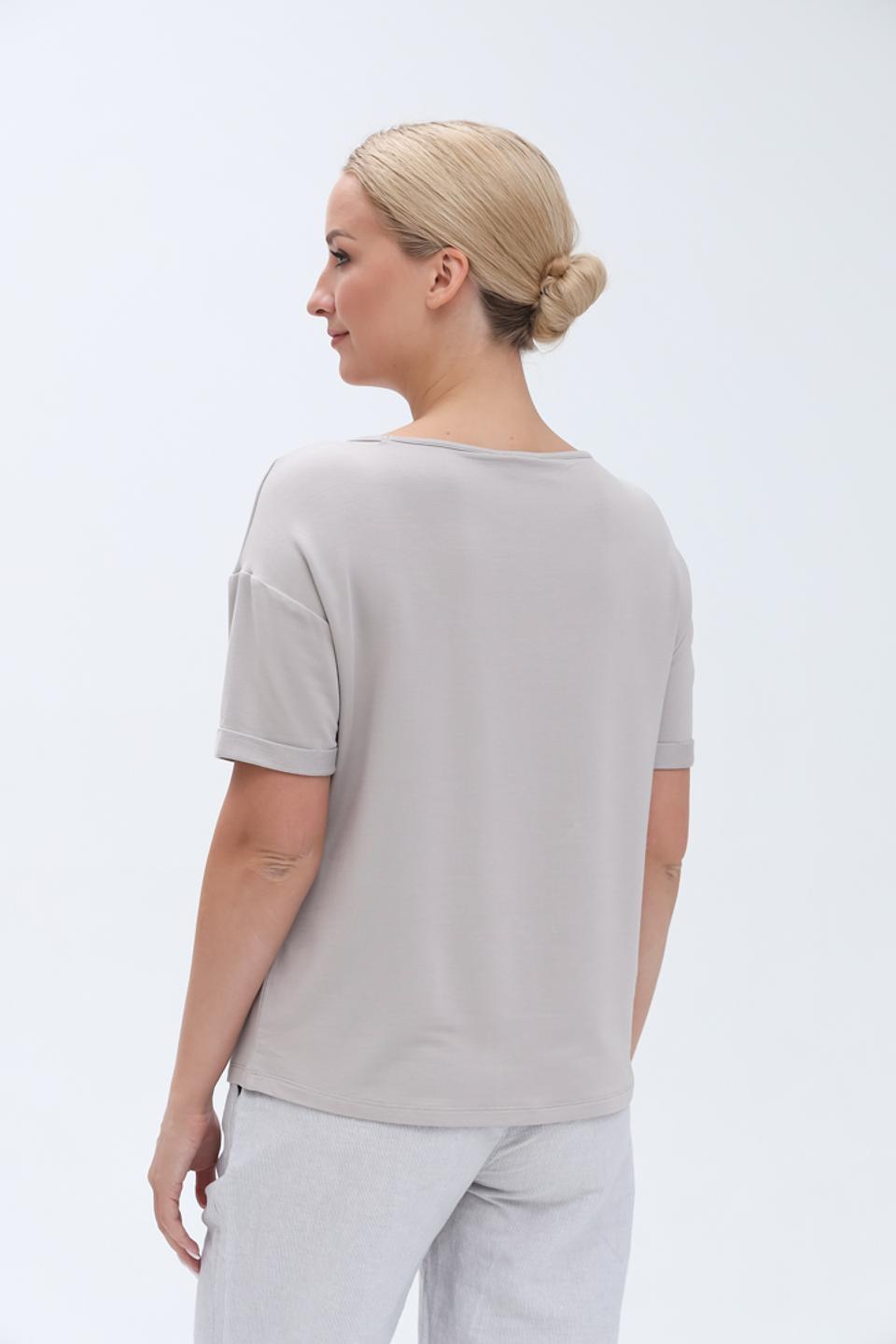 Футболка Monari серая с логотипом