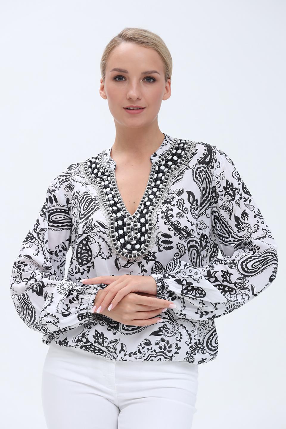 Блуза Monari с принтом пейсли