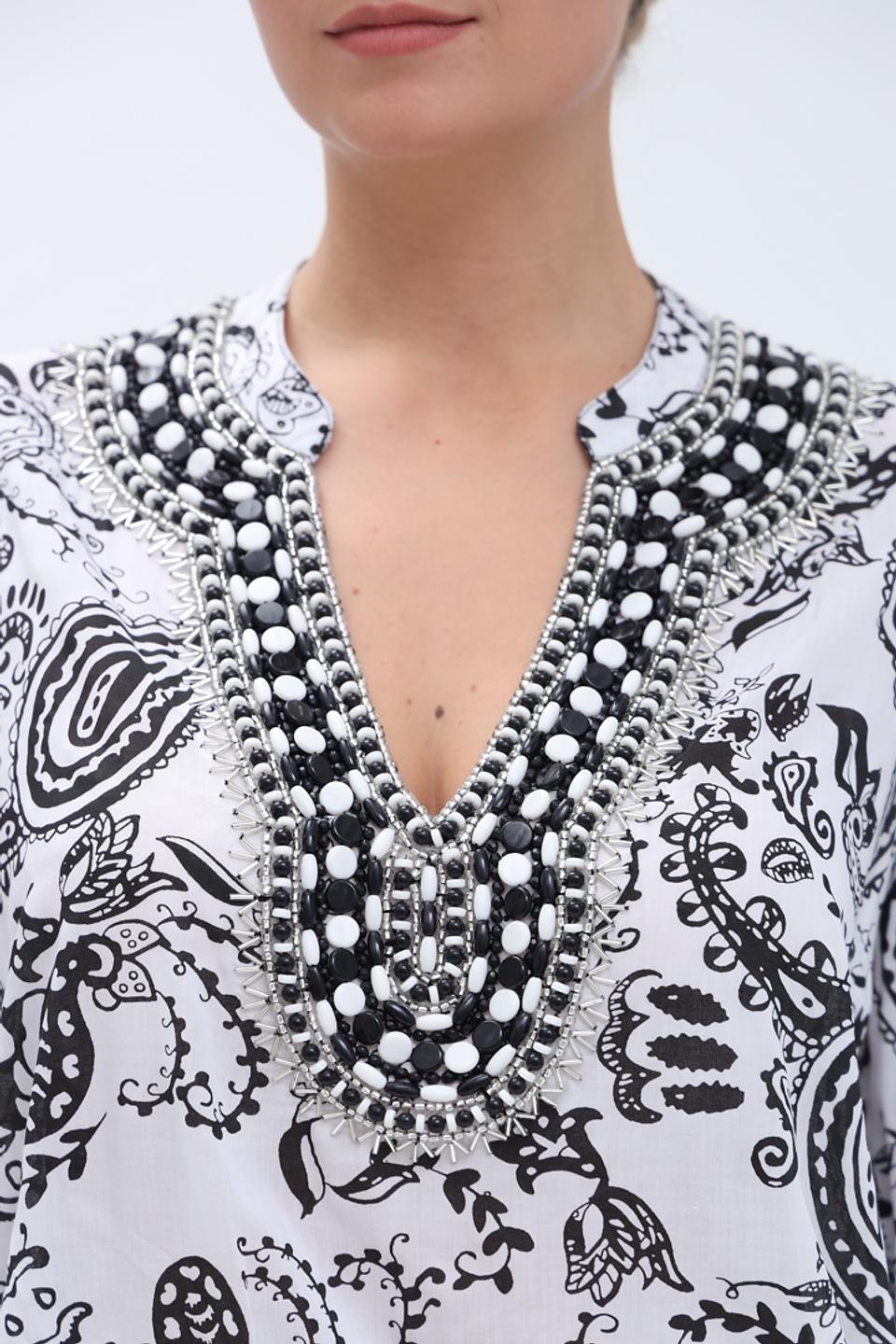 Блуза Monari с принтом пейсли