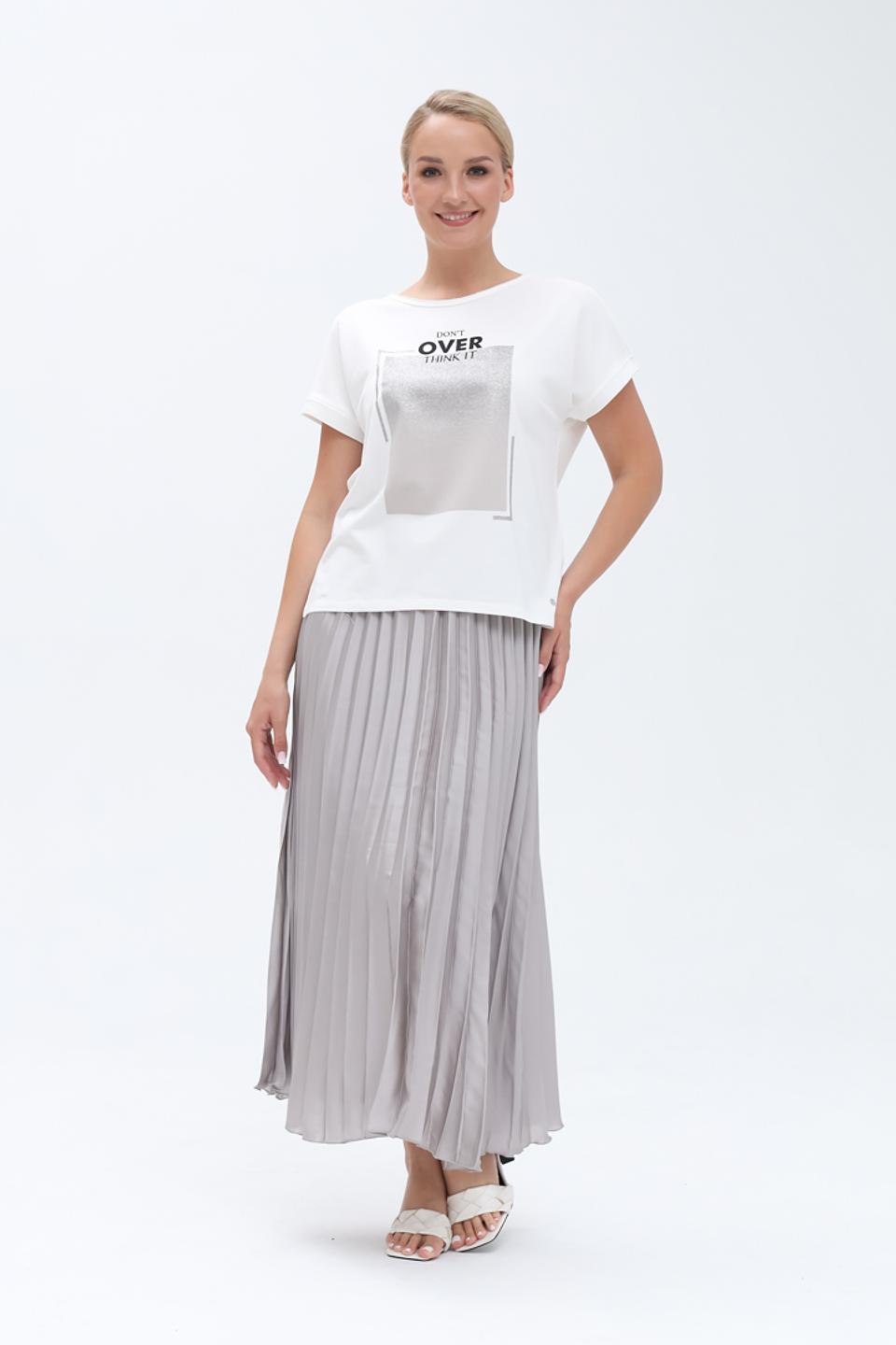 Юбка Monari плиссированная серая