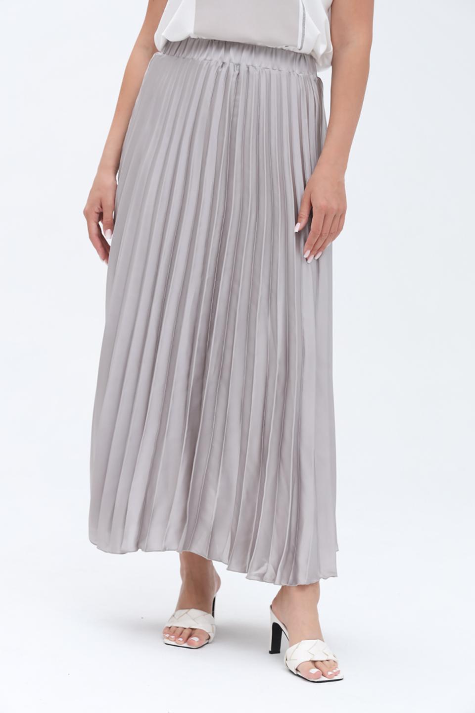 Юбка Monari плиссированная серая