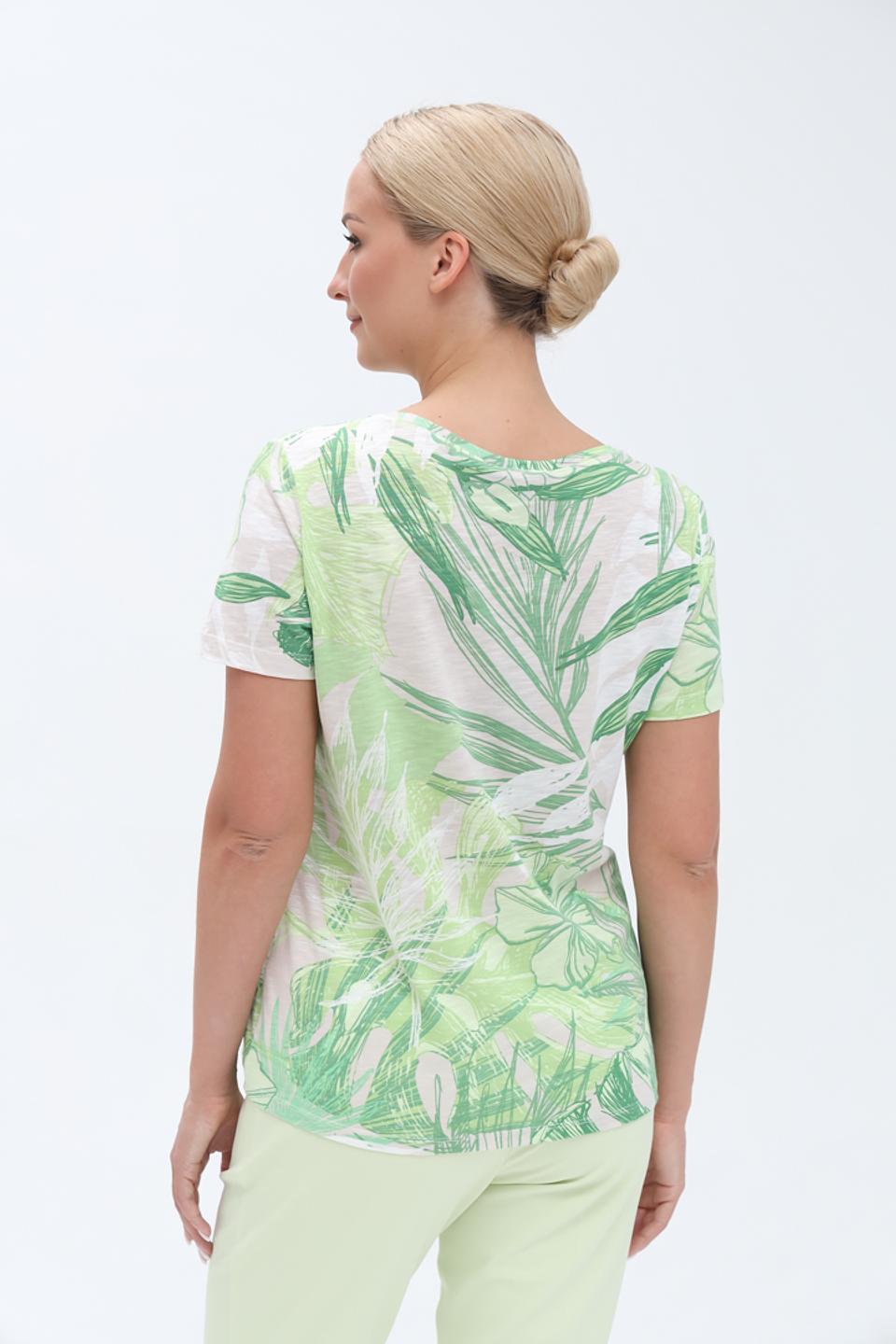 Футболка Monari с тропическим принтом