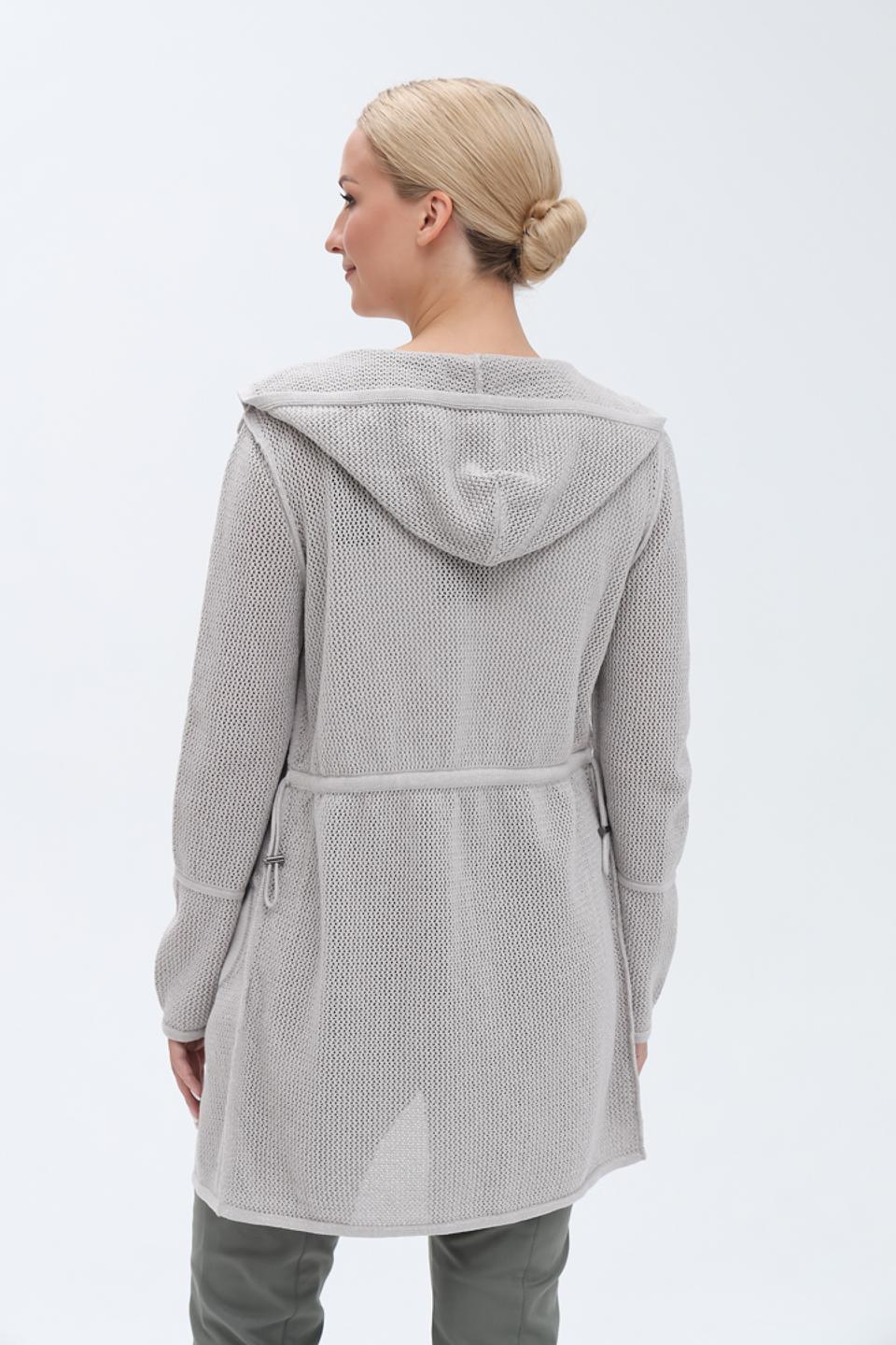 Жакет Monari с надписями серый