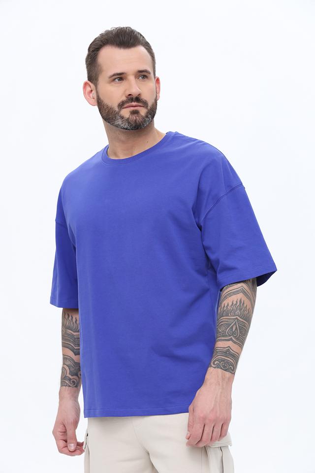 Футболка Alcott оверсайз синяя