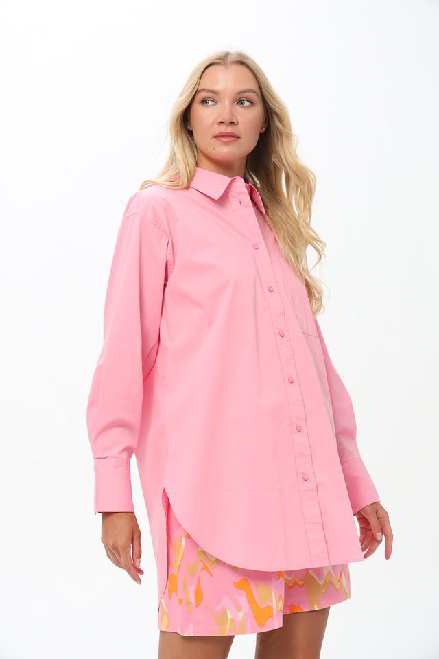 Рубашка Tom Tailor denim girl розовая