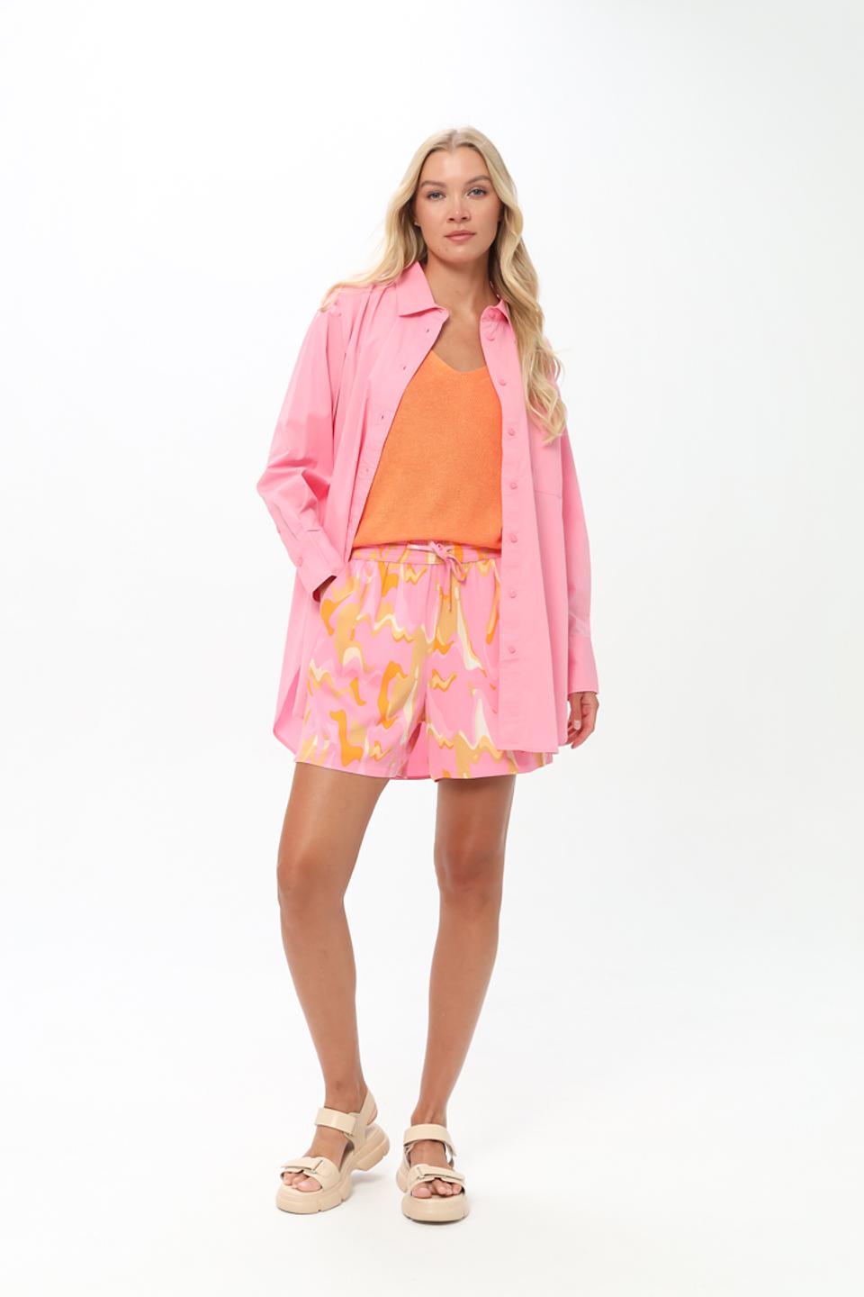 Рубашка Tom Tailor denim girl розовая