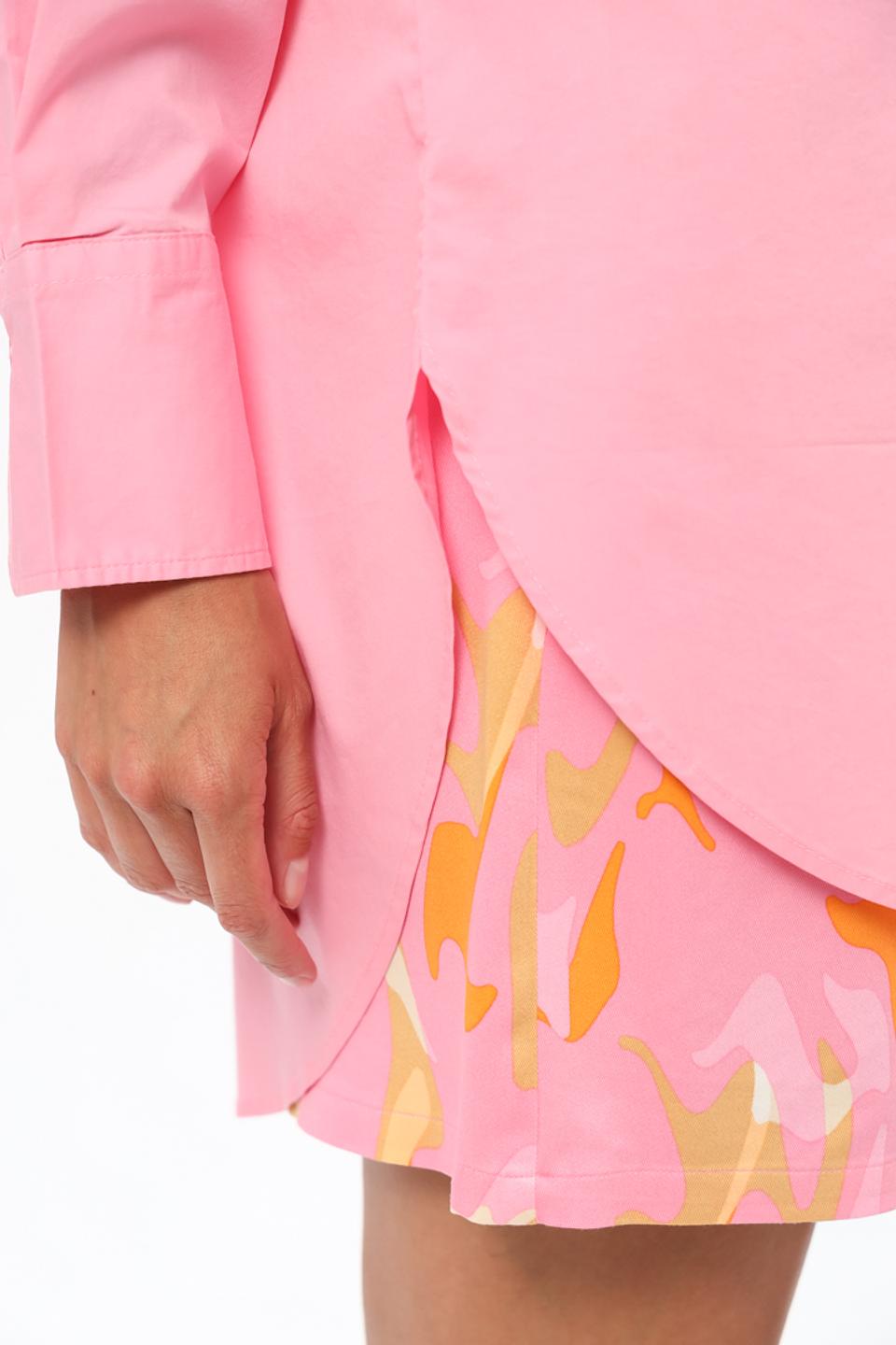 Рубашка Tom Tailor denim girl розовая