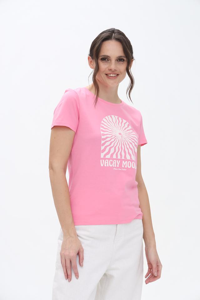 Футболка Tom Tailor denim girl розовая