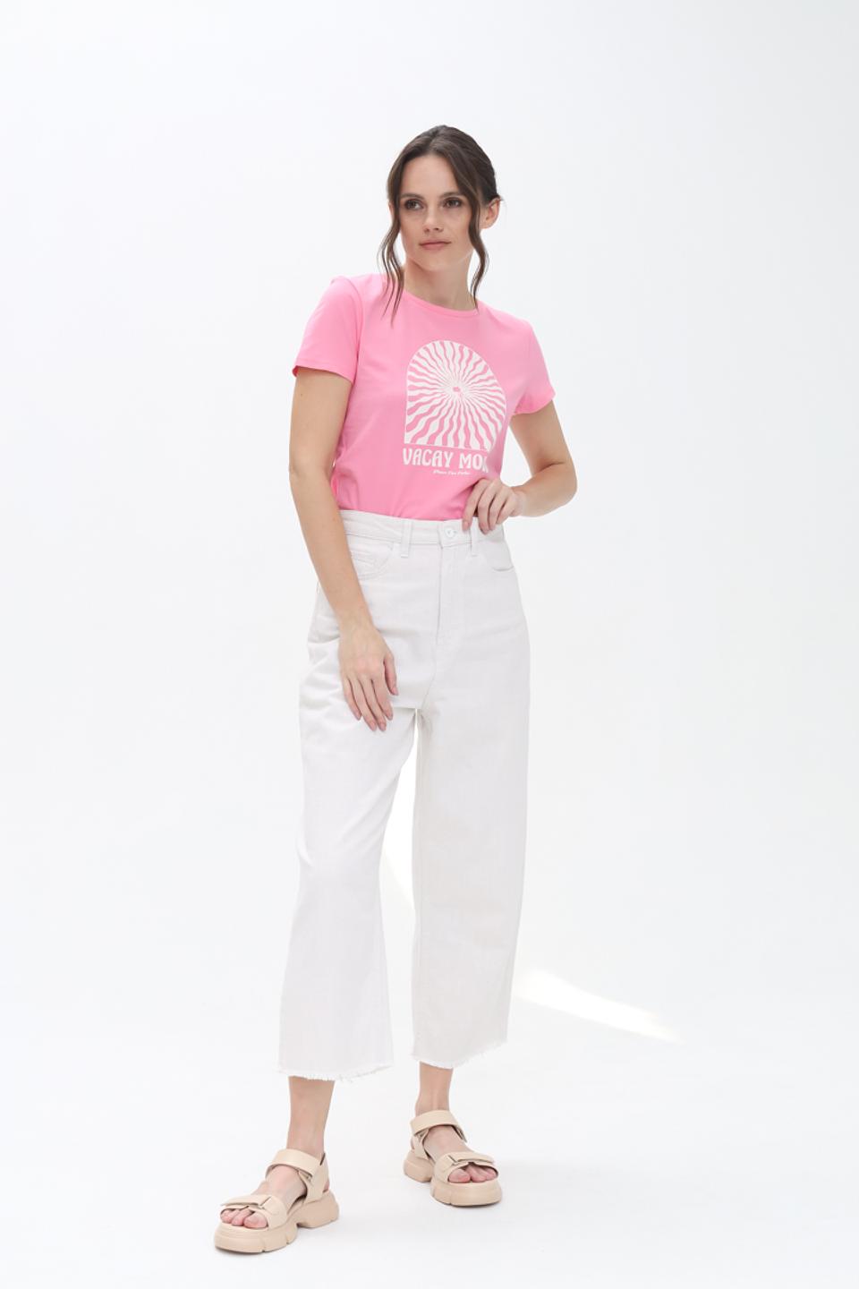 Футболка Tom Tailor denim girl розовая