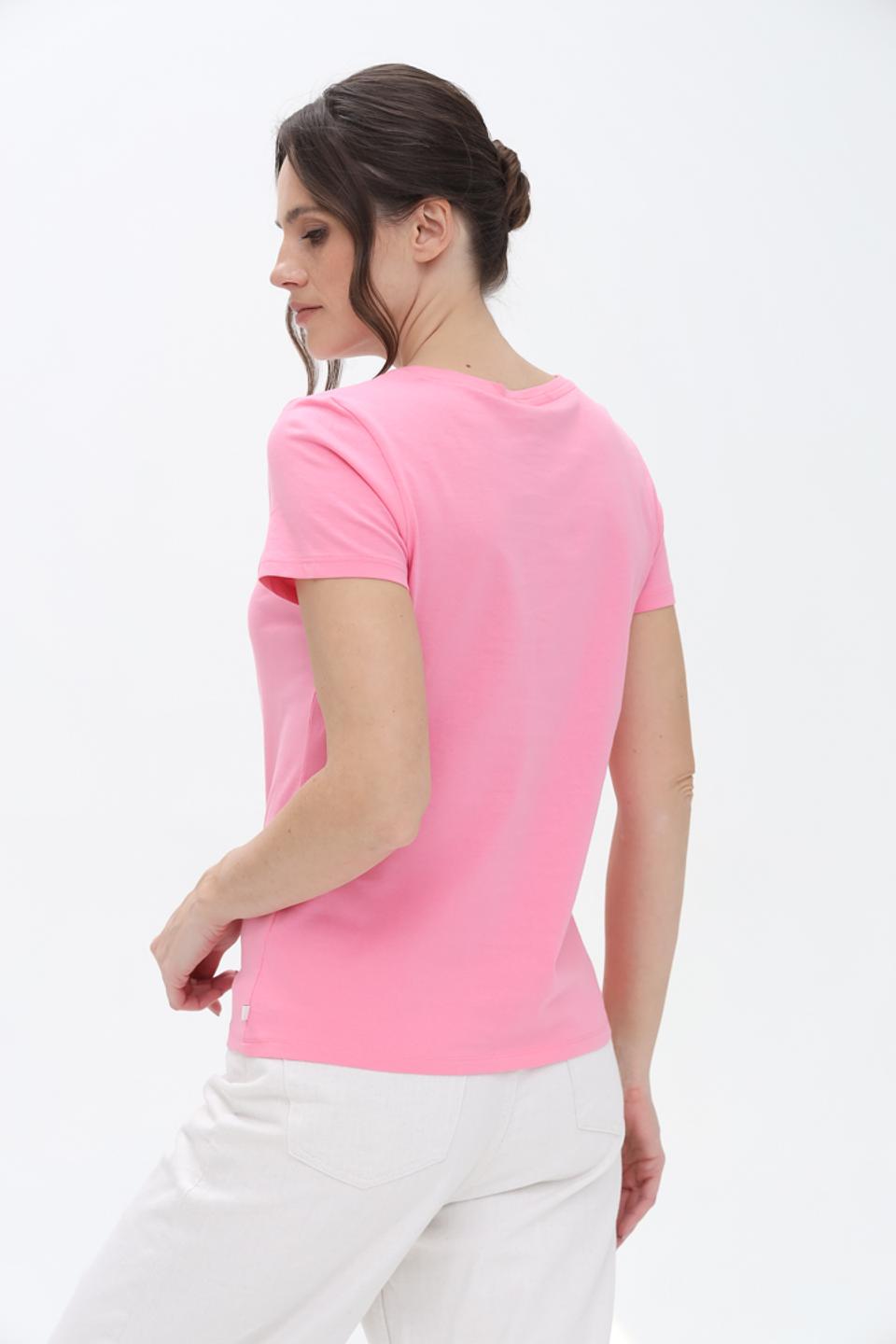 Футболка Tom Tailor denim girl розовая