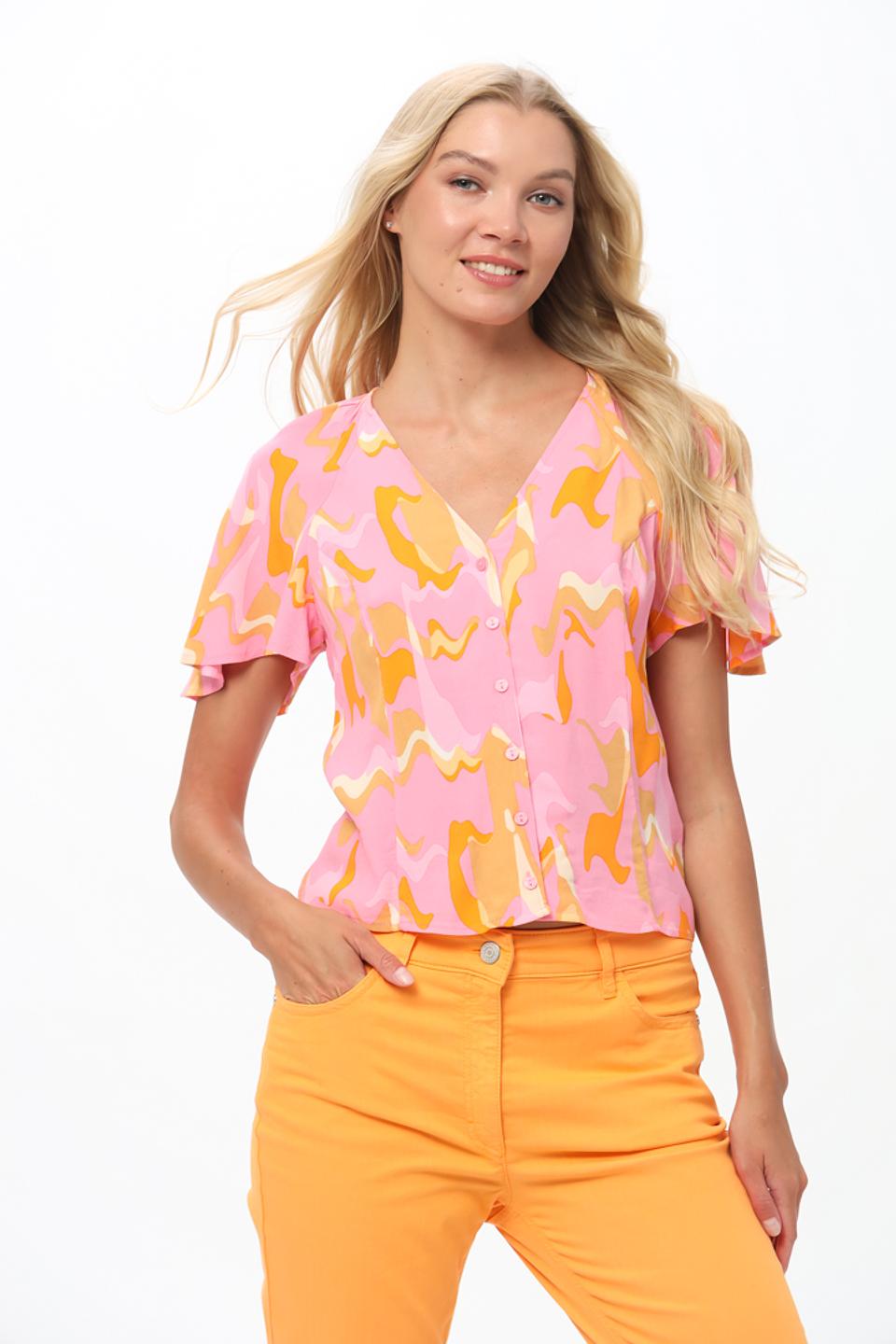 Блуза Tom Tailor с принтом