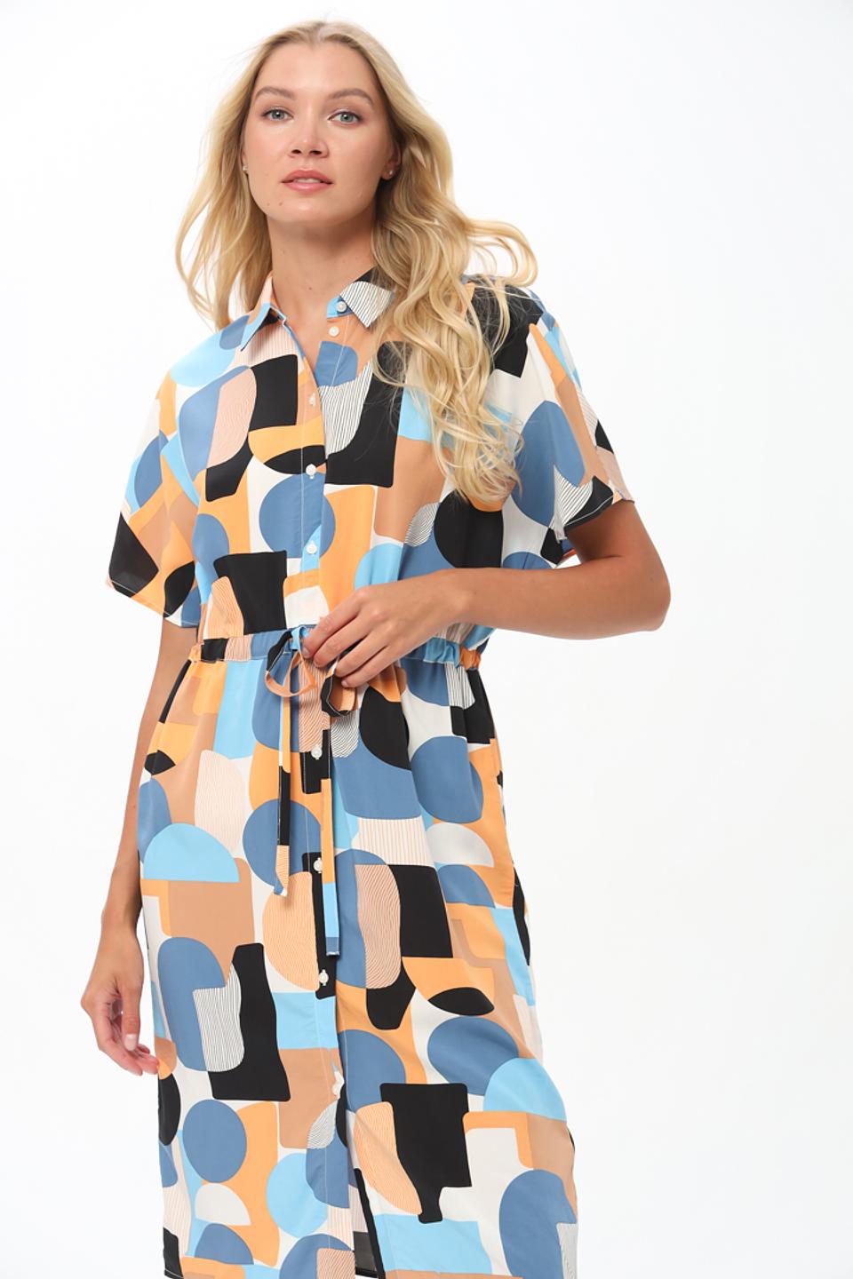 Платье Tom Tailor с геометрическим принтом